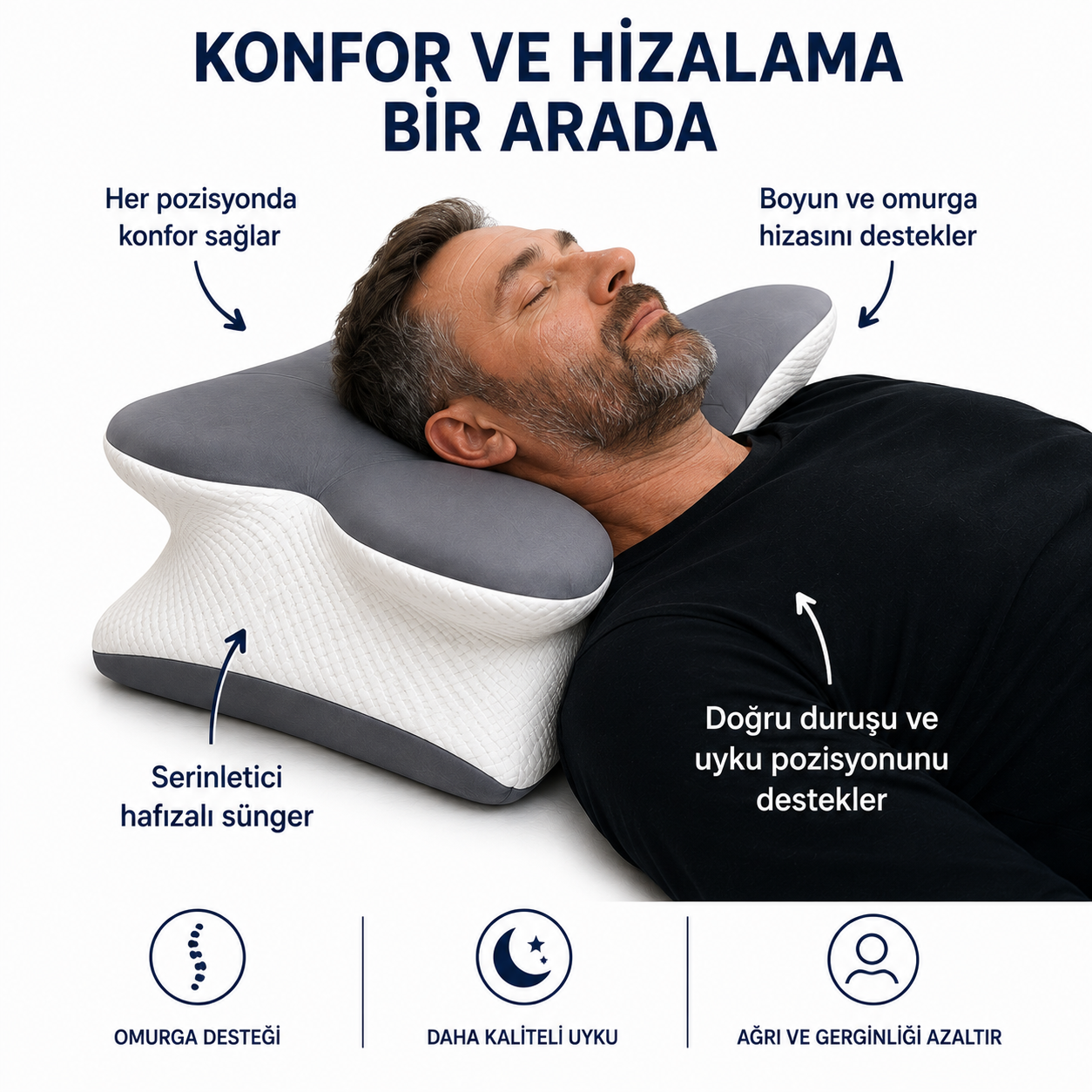Ortapedik Viscotex Kelebek Yastık