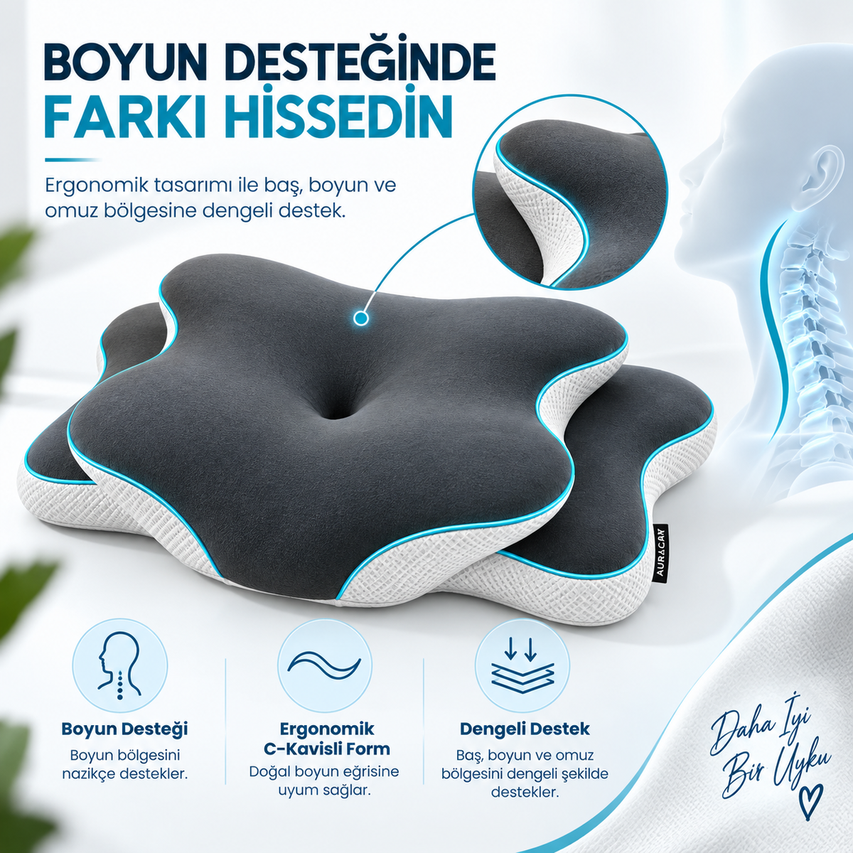 Ortapedik Viscotex Kelebek Yastık