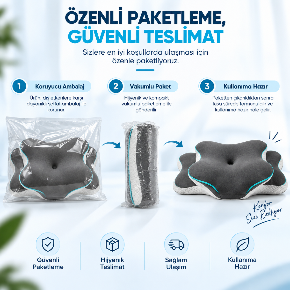 Ortapedik Viscotex Kelebek Yastık