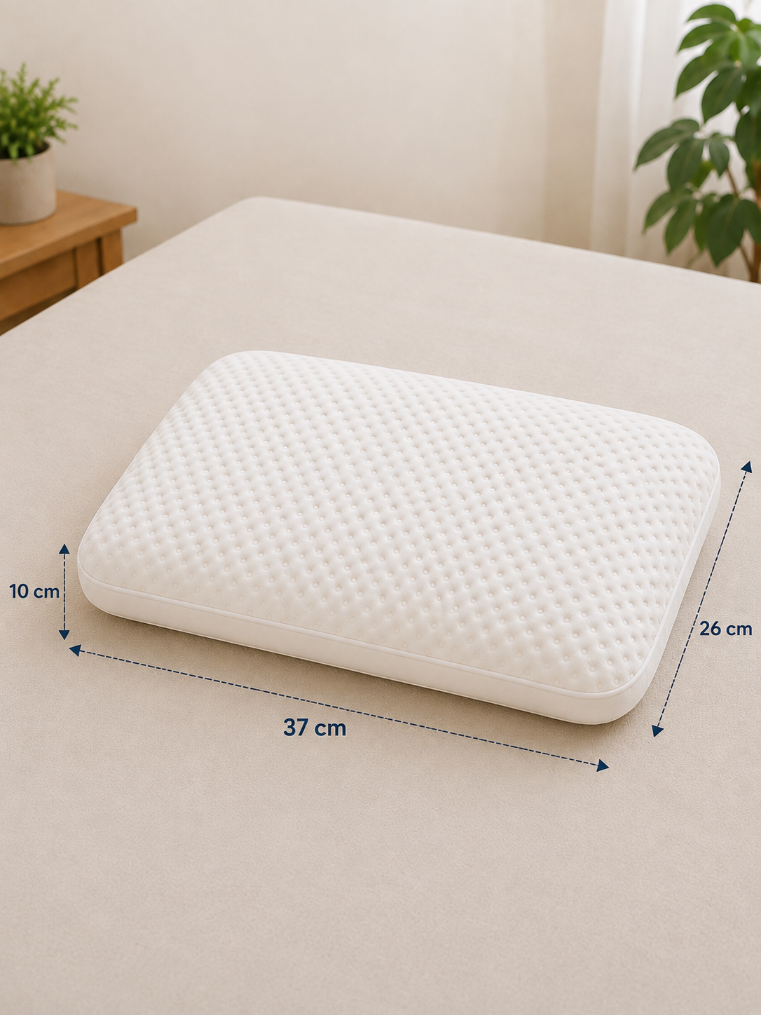 Bebek Yastığı Ergonomik Yumuşak Nefes Alabilir Konforlu Uyku Destekleyici Çocuk Yastığı